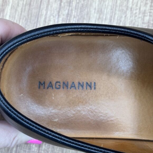 Magnanni Dominguez Slip-On Black Leather 13 D Style#12655‎  Shoes main image 6
